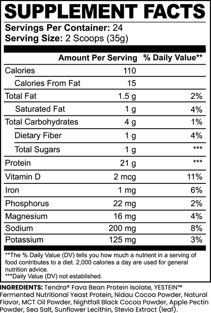 Plant Protein (Chocolate) - Premium Plant-Based Protein for Muscle Recovery and Growth