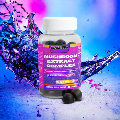 Mushroom Extract Complex – Premium 10-Mushroom Gummy Supplement for Enhanced Cognitive and Physical Performance