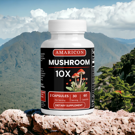 Mushroom Complex 10 X – Premium Medicinal Mushroom Blend for Holistic Wellness