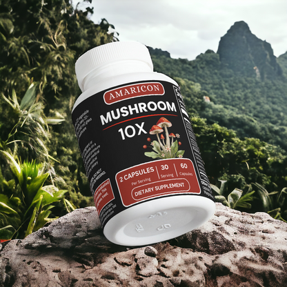 Mushroom Complex 10 X – Premium Medicinal Mushroom Blend for Holistic Wellness