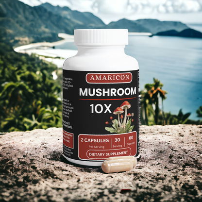 Mushroom Complex 10 X – Premium Medicinal Mushroom Blend for Holistic Wellness