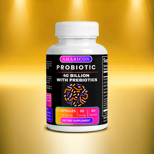 Probiotic 40 Billion with Prebiotics – Advanced Digestive and Immune Support