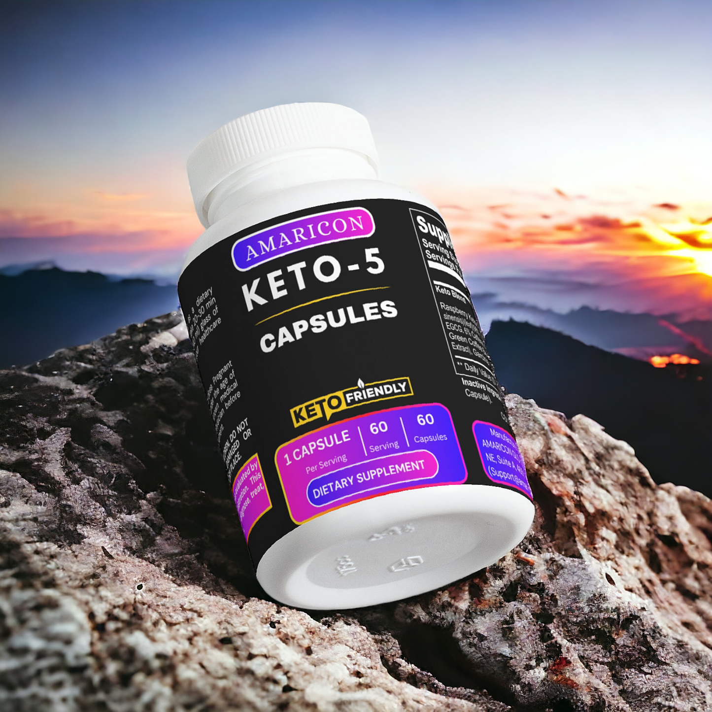 Keto-5 – Advanced Keto Support for Healthy Weight Control and Metabolism Boost