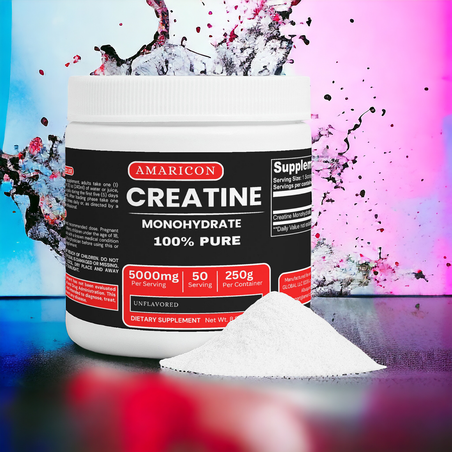 Creatine Monohydrate – Pure Muscle Builder and Performance Enhancer – 0.55 lb