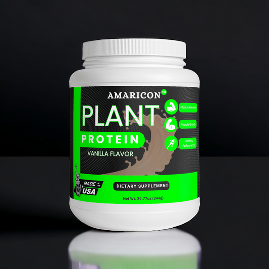 Plant Protein (Vanilla) - Premium Plant-Based Protein for Muscle Recovery and Growth