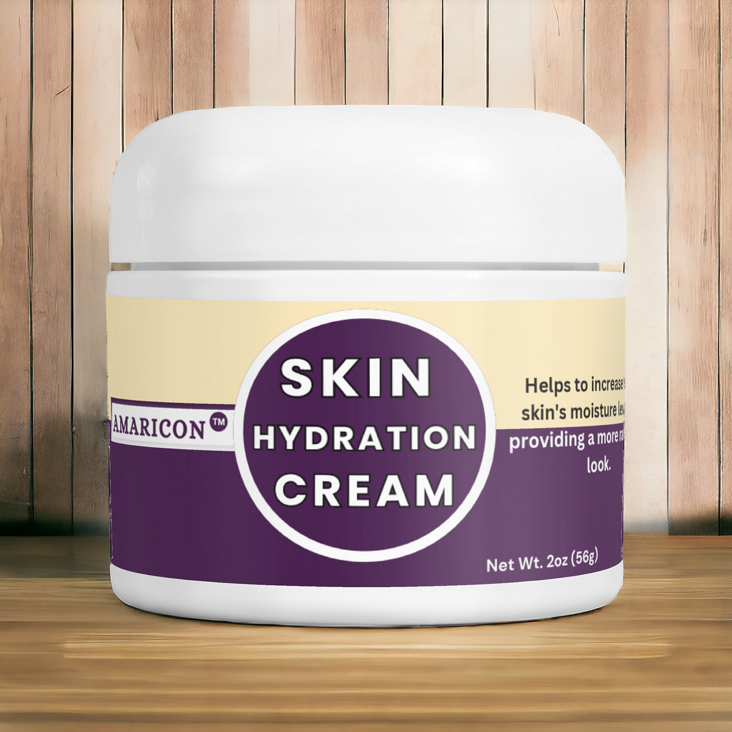 Skin Hydration Cream – Hyaluronic Acid Moisturizer – 2 oz