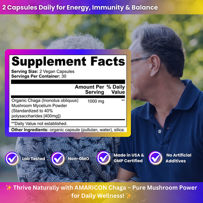 Chaga Mushroom Capsules – Boost Your Body with Nature’s Most Powerful Mushroom