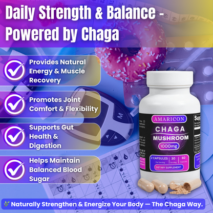 Chaga Mushroom Capsules – Boost Your Body with Nature’s Most Powerful Mushroom