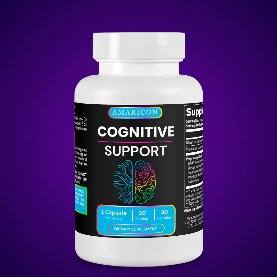 Cognitive Support - 30 Capsules for Enhanced Focus and Mental Clarity