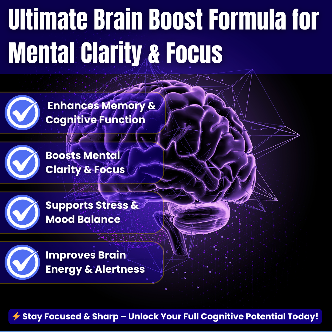 Cognitive Support - 30 Capsules for Enhanced Focus and Mental Clarity
