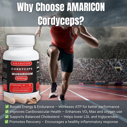 Cordyceps Mushroom Capsules – Unlock Your Peak Performance Naturally