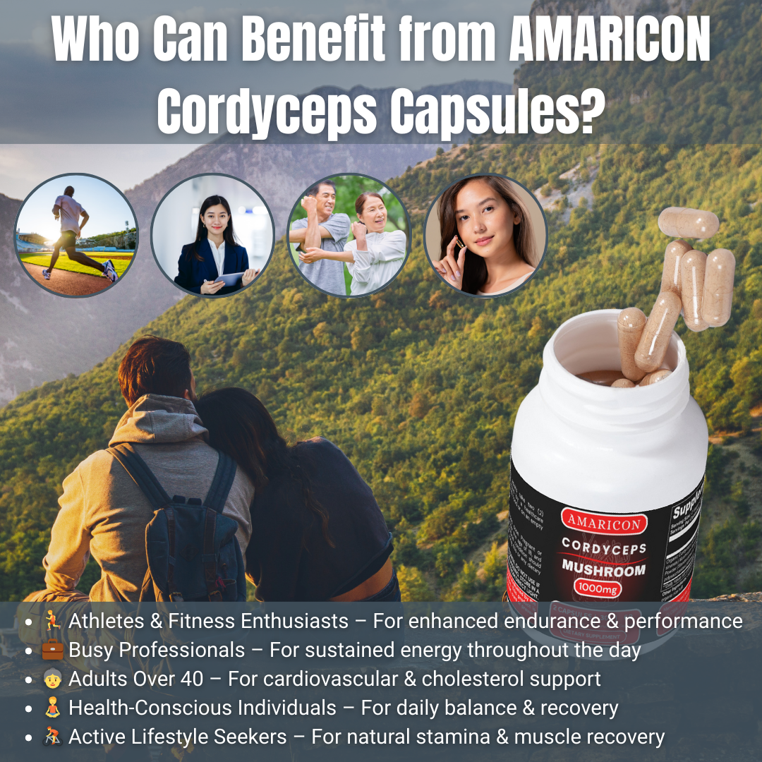 Cordyceps Mushroom Capsules – Unlock Your Peak Performance Naturally