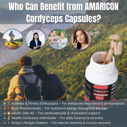 Cordyceps Mushroom Capsules – Unlock Your Peak Performance Naturally
