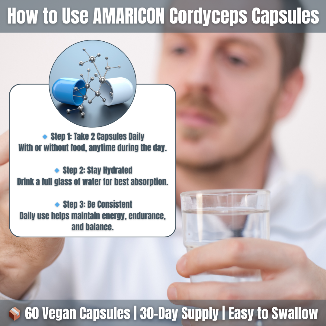 Cordyceps Mushroom Capsules – Unlock Your Peak Performance Naturally