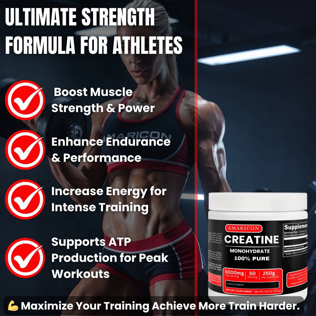 Creatine Monohydrate – Pure Muscle Builder and Performance Enhancer – 0.55 lb