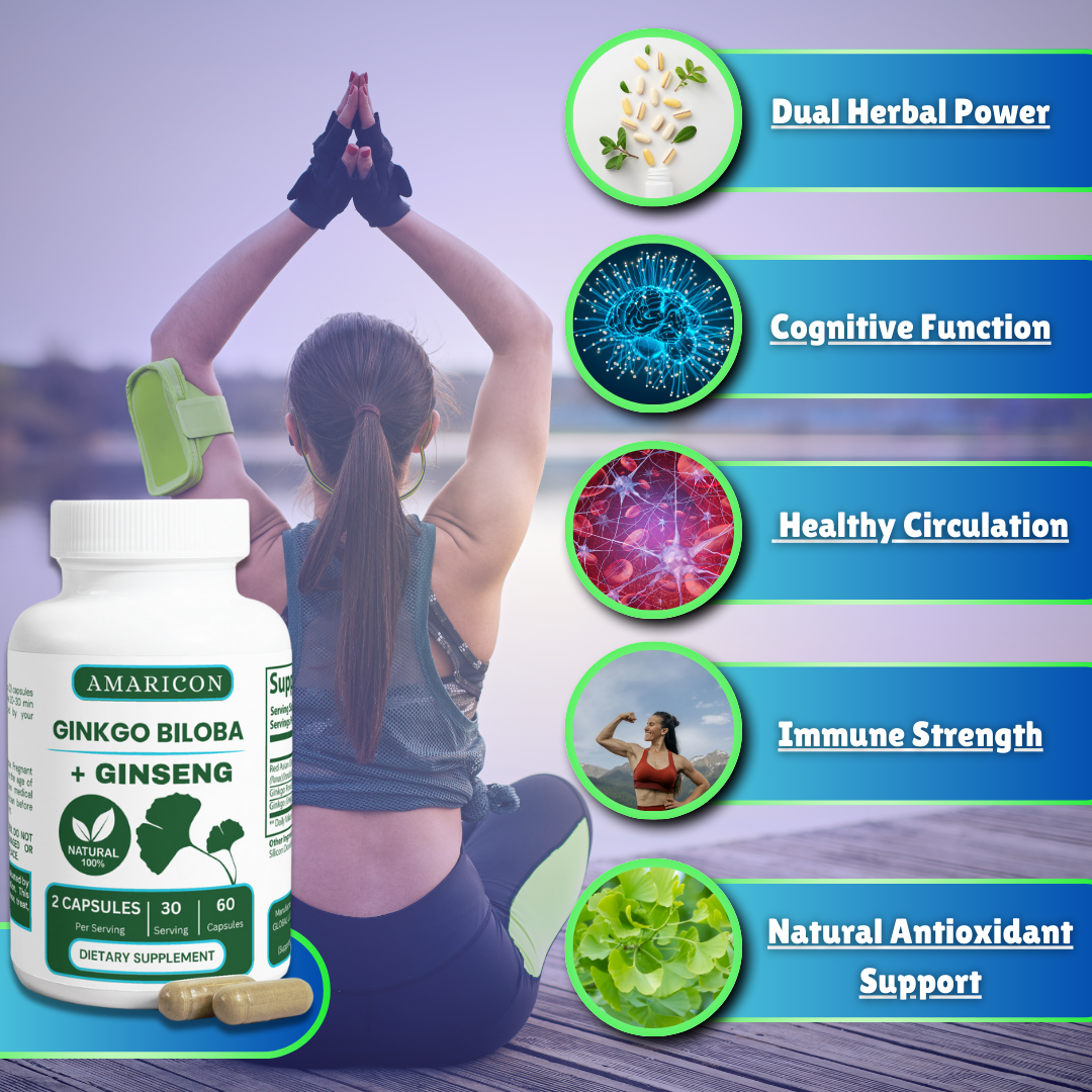 Ginkgo Biloba + Ginseng – Ancient Wisdom for Modern Wellness