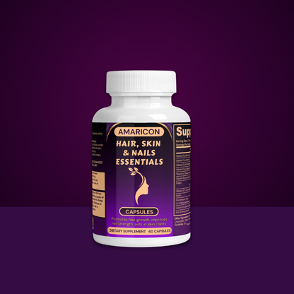 Hair, Skin, and Nails Essentials - Enhance Your Natural Glow with Vitamins B6, B7, and B9