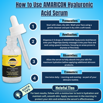 Hyaluronic Acid Serum – Advanced Multi-Layer Hydration – 1 fl oz