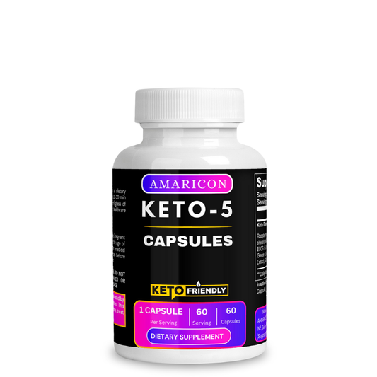 Keto-5 – Advanced Keto Support for Healthy Weight Control and Metabolism Boost