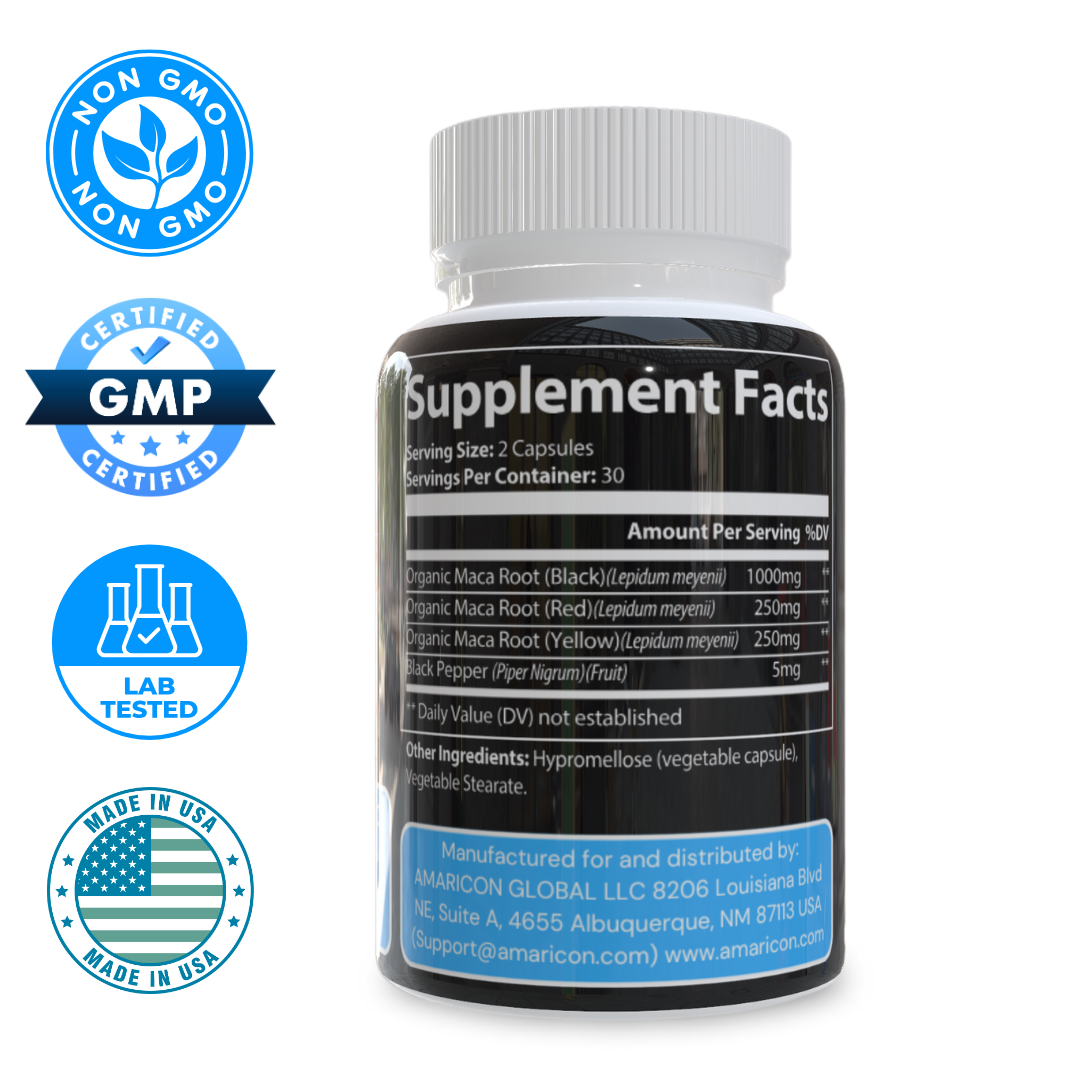 Maca Plus – Harness the Power of Three Maca Varieties for Optimal Vitality