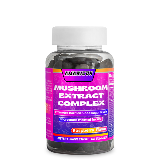 Mushroom Extract Complex – Premium 10-Mushroom Gummy Supplement for Enhanced Cognitive and Physical Performance