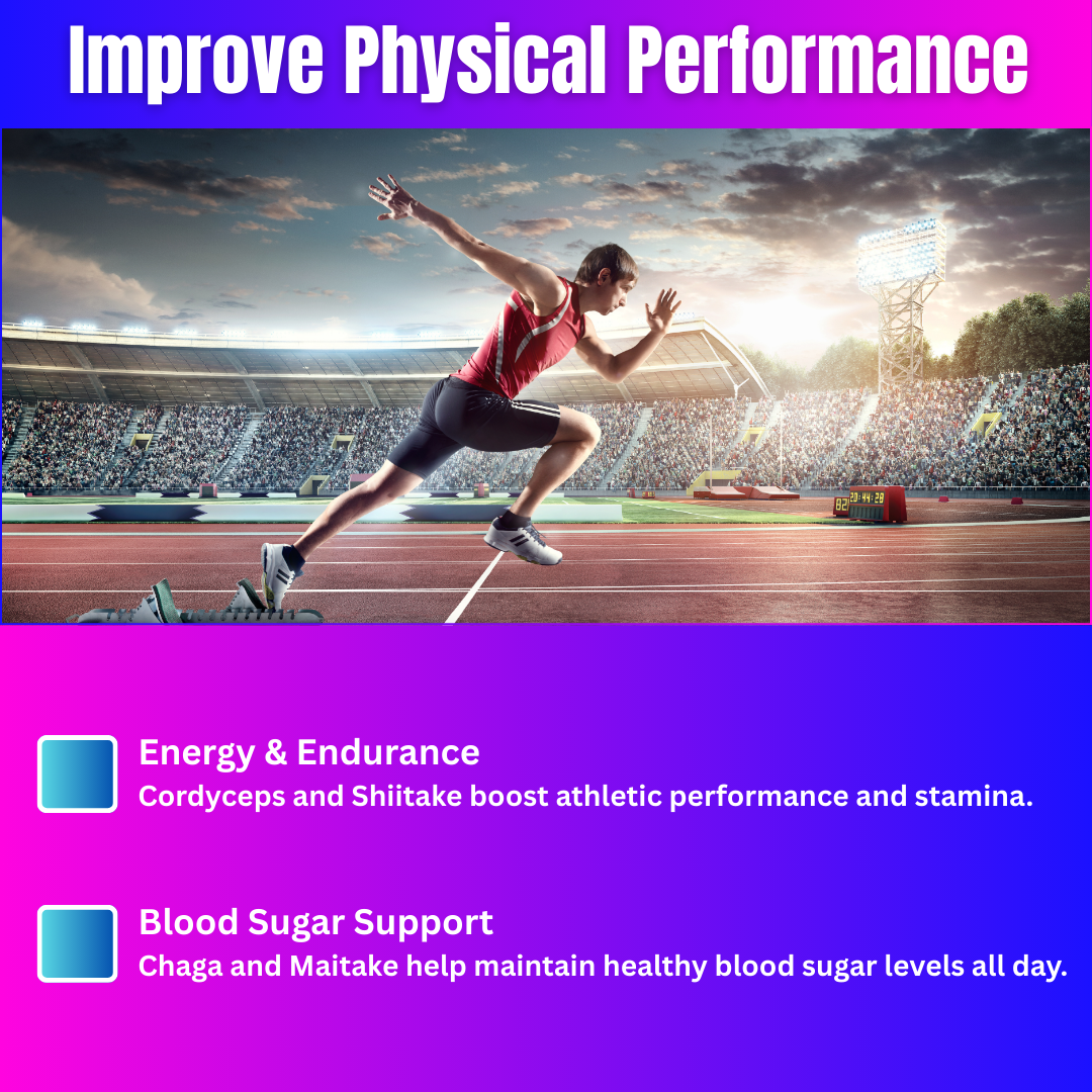 Mushroom Extract Complex – Premium 10-Mushroom Gummy Supplement for Enhanced Cognitive and Physical Performance