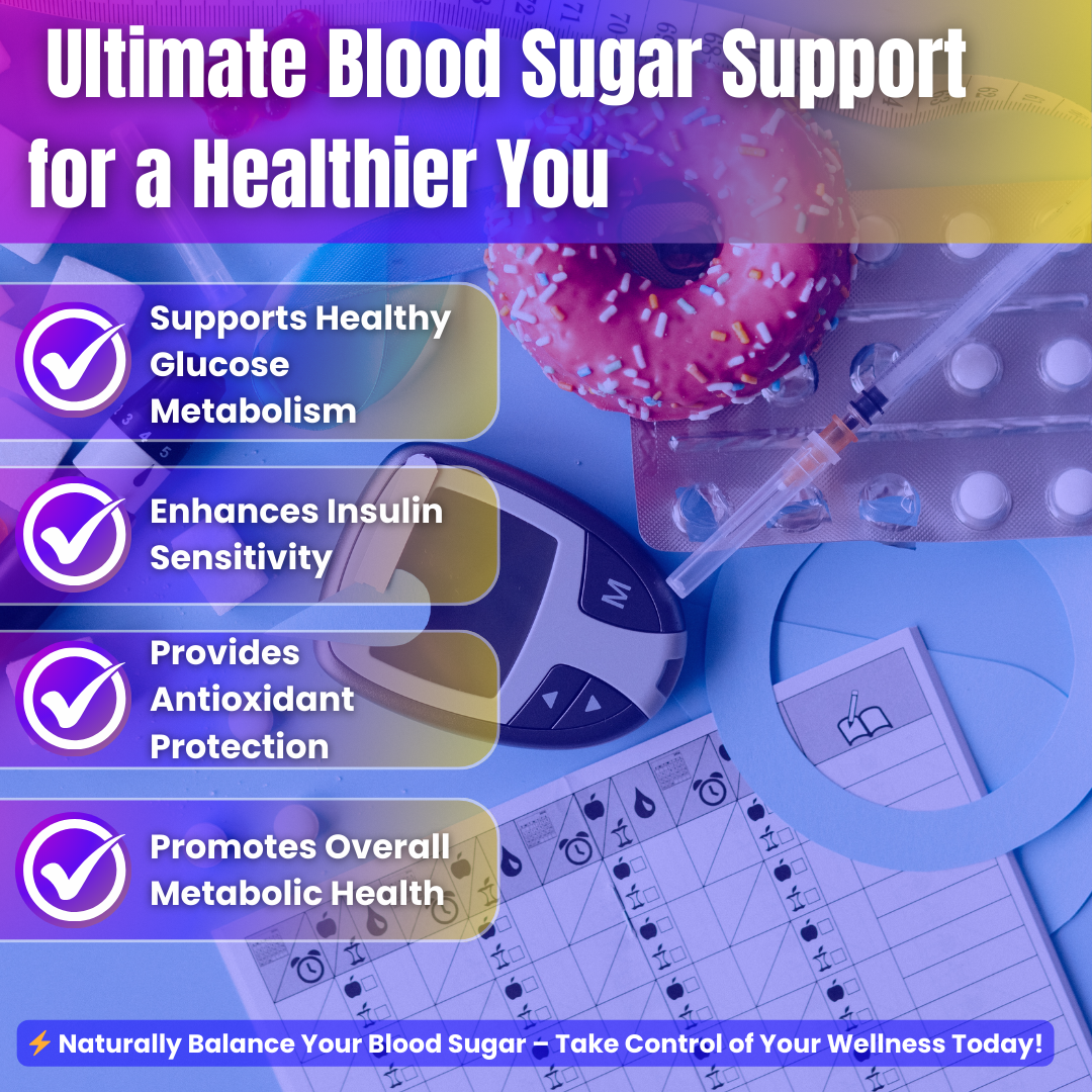 Normal Blood Sugar Support – Comprehensive Supplement for Healthy Glucose Metabolism and Insulin Sensitivity
