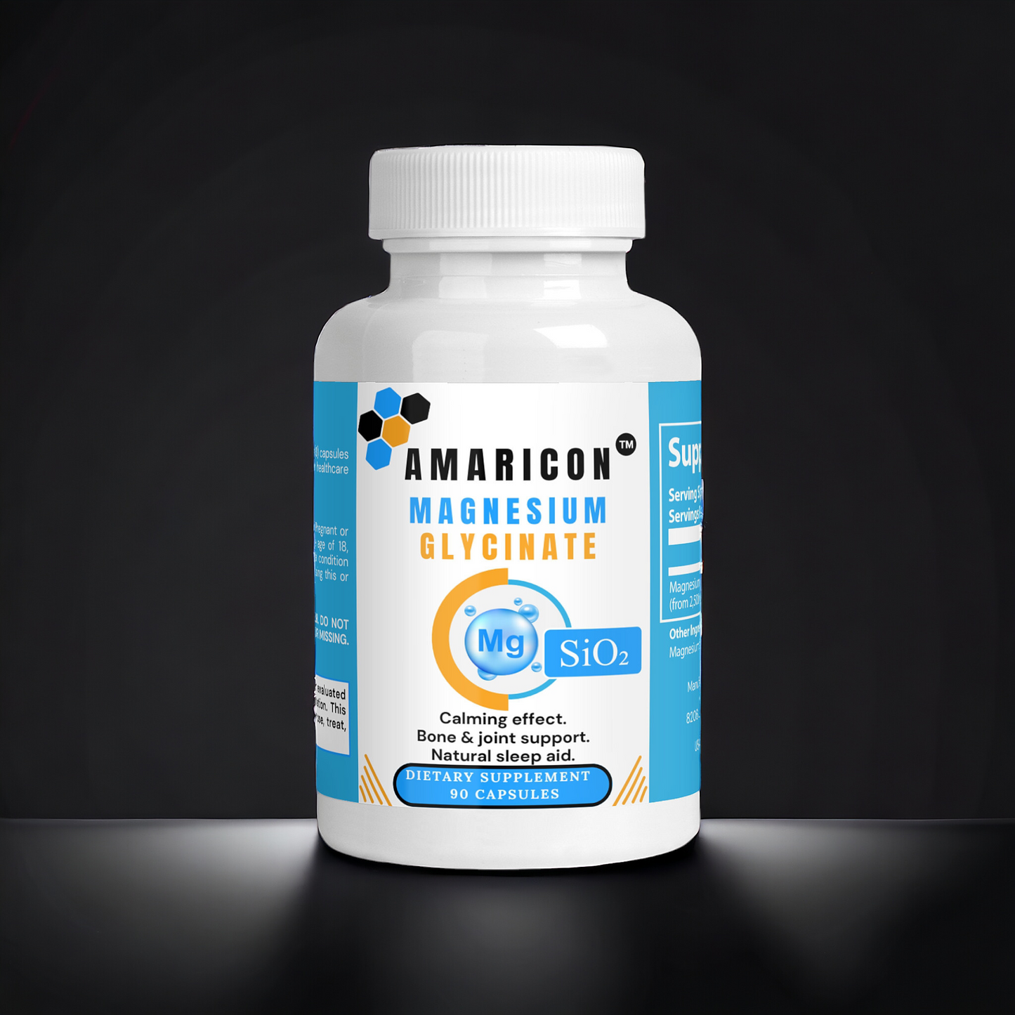 Magnesium Glycinate Capsules | Premium Sleep, Relaxation, and Muscle Support