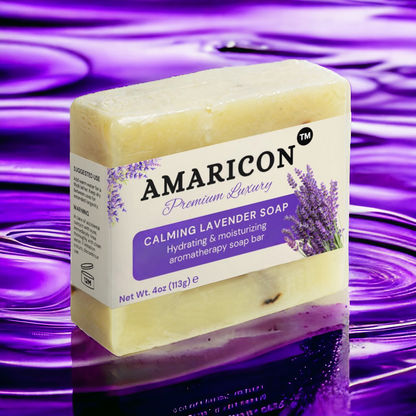 Calming Lavender Soap – Luxurious Aromatherapy & Moisturizing Cleanse – 4 oz