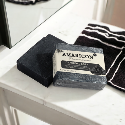 Charcoal Soap – Deep Cleansing Non-Staining Formula with Activated Charcoal