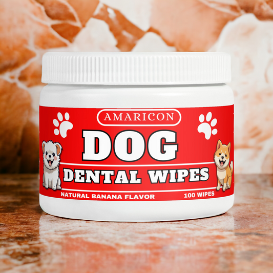 Dog Dental Wipes – Easy and Effective Oral Care – 100 Wipes