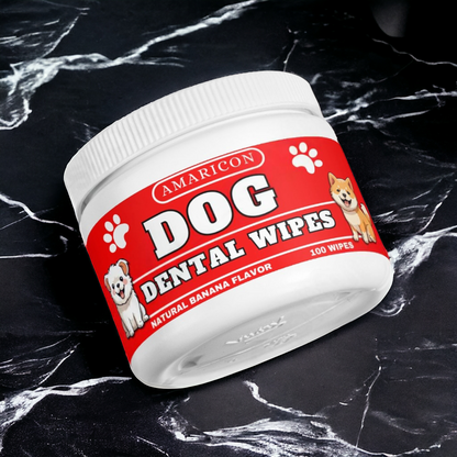 Dog Dental Wipes – Easy and Effective Oral Care – 100 Wipes