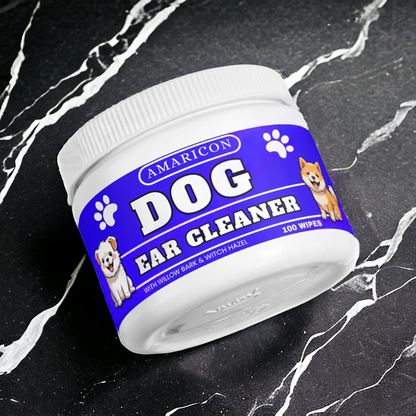 Dog Ear Cleaner Wipes – Gentle and Effective Ear Care – 100 Wipes