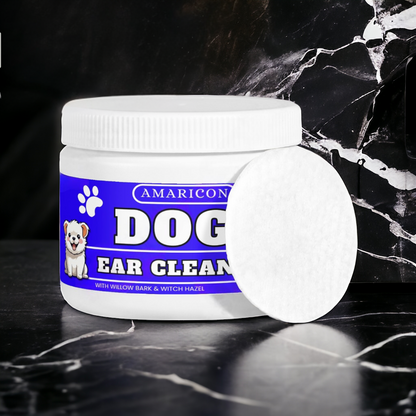 Dog Ear Cleaner Wipes – Gentle and Effective Ear Care – 100 Wipes