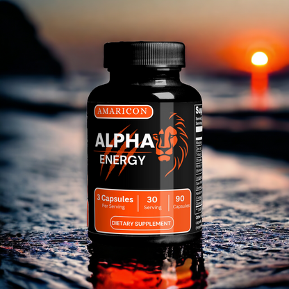 Alpha Energy Support – Men's Vitality and Wellness – 90 Capsules