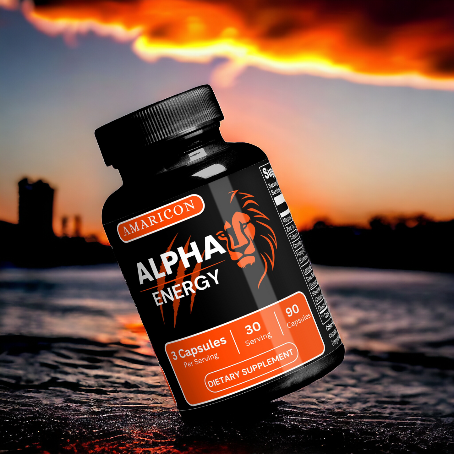 Alpha Energy Support – Men's Vitality and Wellness – 90 Capsules