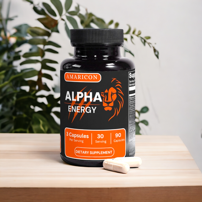 Alpha Energy Support – Men's Vitality and Wellness – 90 Capsules