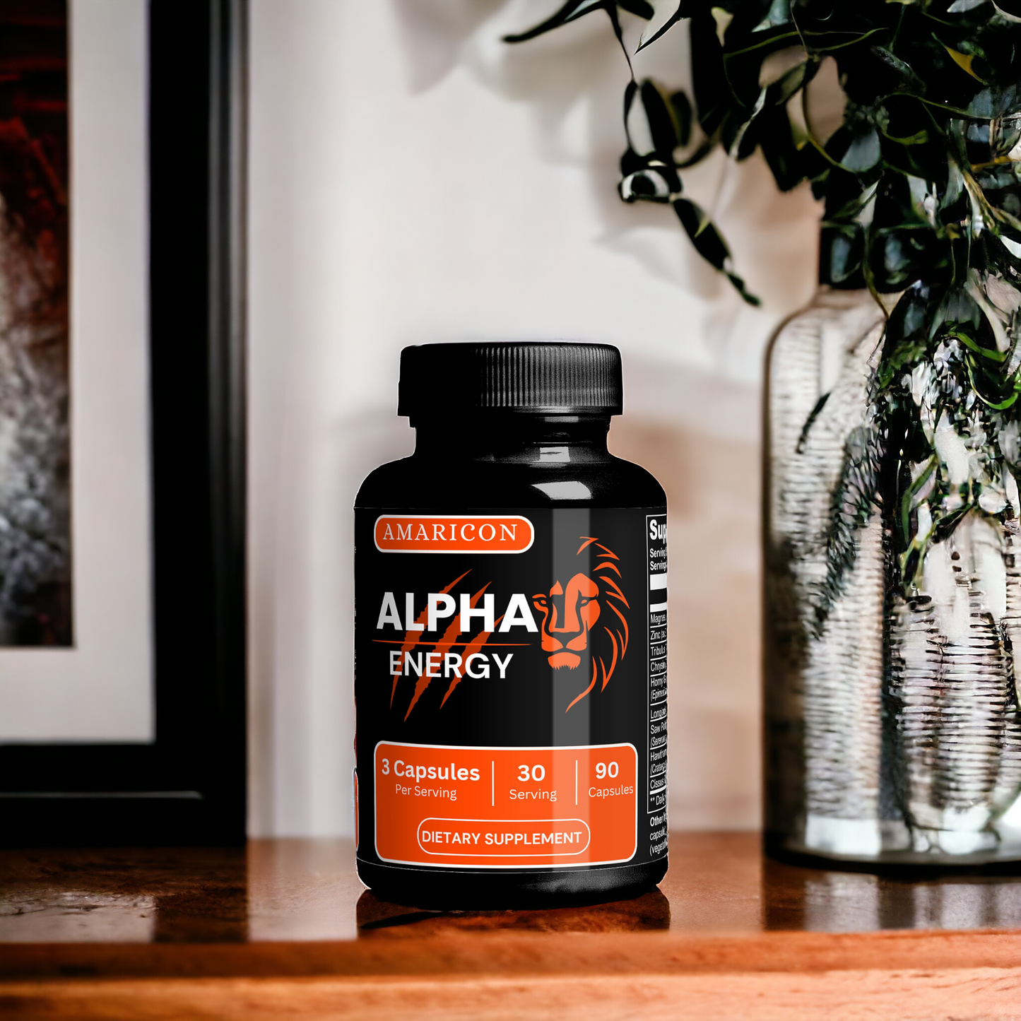 Alpha Energy Support – Men's Vitality and Wellness – 90 Capsules