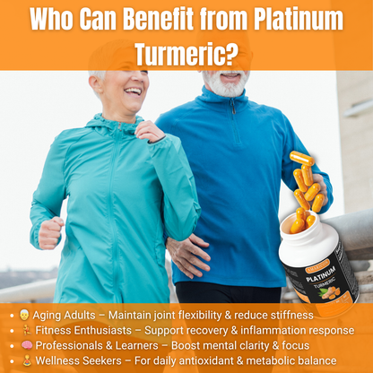 Platinum Turmeric – Advanced Joint Support and Holistic Wellness Formula