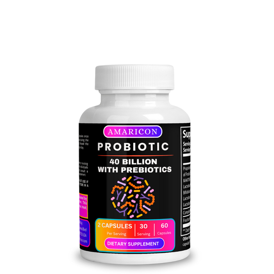 Probiotic 40 Billion with Prebiotics – Advanced Digestive and Immune Support