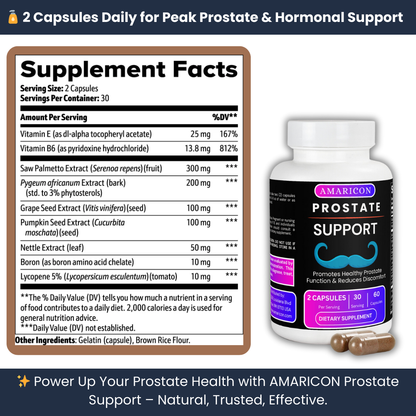 Prostate Support – Holistic Men's Wellness Formula