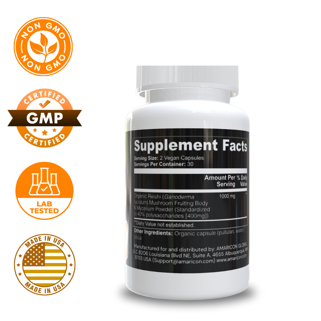 Reishi Mushroom – Immune and Cognitive Support from Nature’s Top Adaptogen