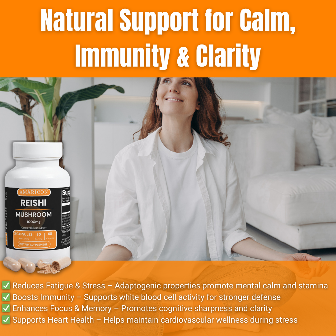 Reishi Mushroom – Immune and Cognitive Support from Nature’s Top Adaptogen