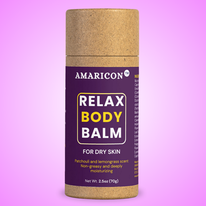 Relax Body Balm – Deep Moisturization and Aromatherapy – 2.5 oz