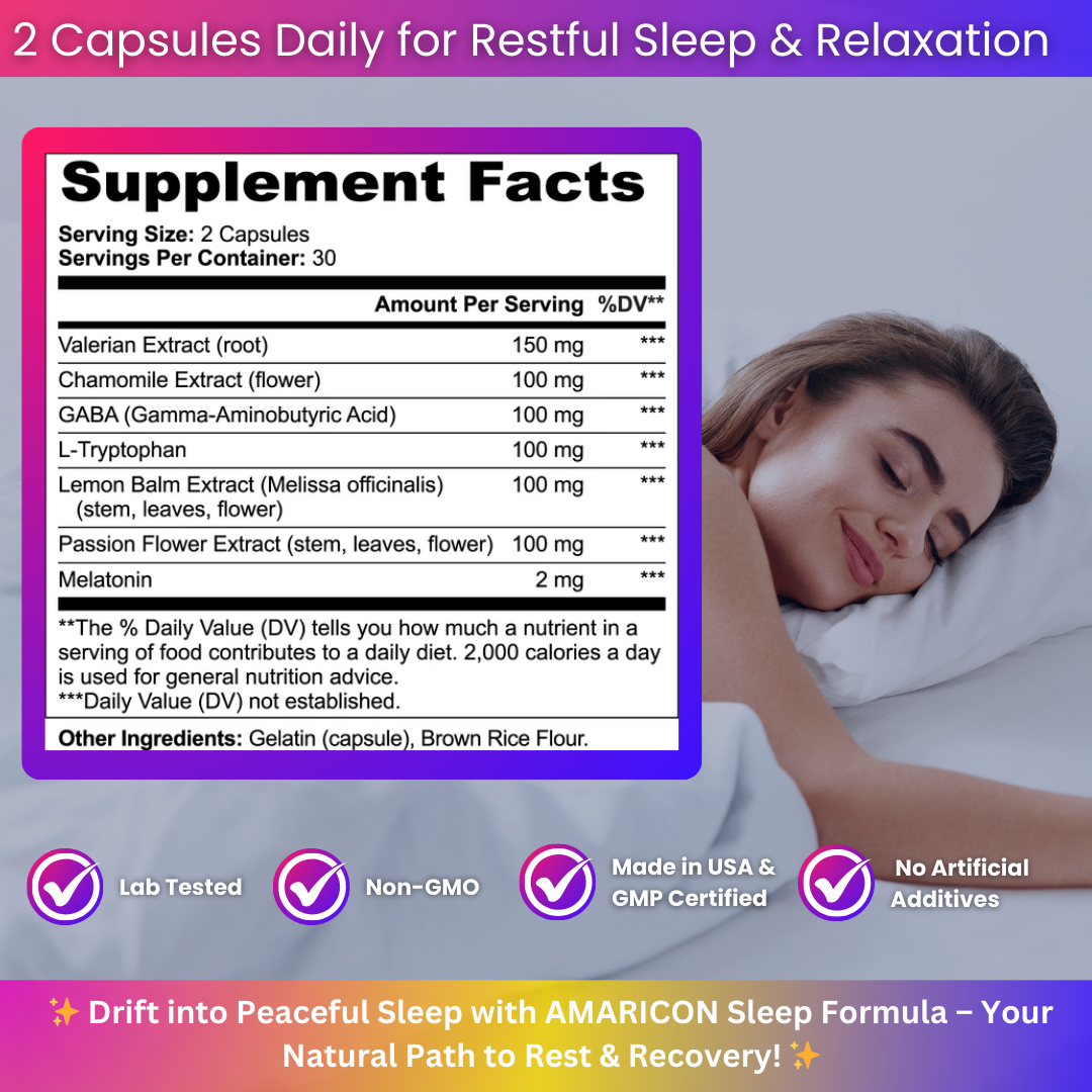 Sleep Formula – Natural Support for Restful Sleep and Relaxation